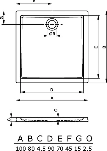 Поддон для душа Riho Zurich 272 D001014005