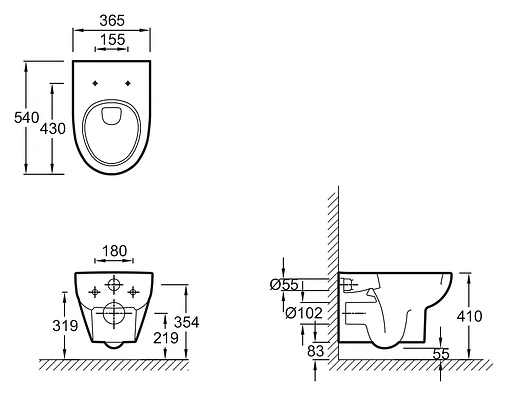 Унитаз подвесной Jacob Delafon Odeon Up белый E4764-00 Унитаз подвесной Jacob Delafon Odeon Up белый E4764-00
