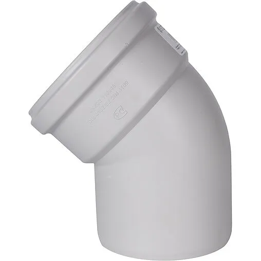 Отвод внутренний бесшумный D=110мм Угол 45° Stout SKB-0010-011045