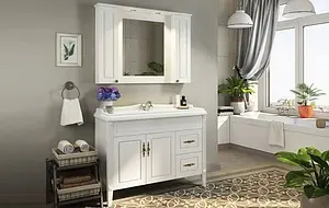 Шкаф-зеркало Comforty Палермо 120 белый 00004142365CF Шкаф-зеркало Comforty Палермо 120 белый 00004142365CF, 3