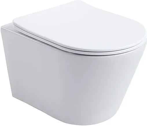 Унитаз подвесной безободковый Aquanet Atago 2.0 Rimless белый Atago 2.0 W Унитаз подвесной безободковый Aquanet Atago 2.0 Rimless белый Atago 2.0 W