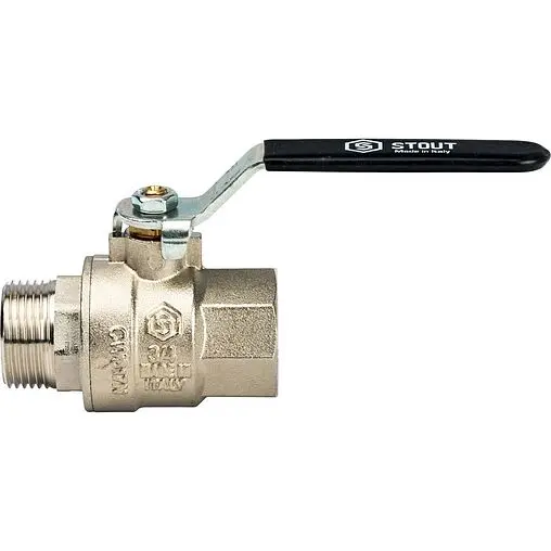Кран шаровый ¾"в x ¾"н Stout SVB-0003-000020