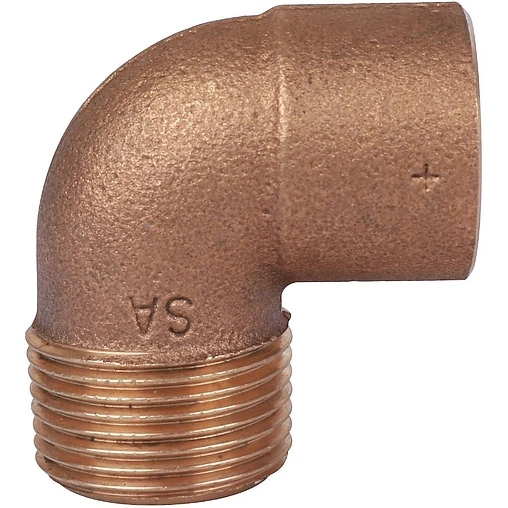 Уголок пайка переходной 22мм x ¾"н Sanha 4092g 140922234