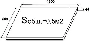 Мат для теплого пола с бобышками 1000x500x20мм Hoobs EasyFix HB-TPLA-100516, 2