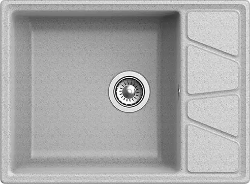 Мойка кухонная GranFest Vertex V-680L серый