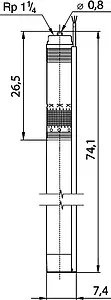 Насос скважинный центробежный 3" Grundfos SQ 1-50 96510179 Насос скважинный центробежный 3" Grundfos SQ 1-50 96510179, 4