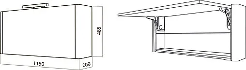 Шкаф-зеркало Am.Pm Awe 115 венге фактурный M15MCX1151VF Шкаф-зеркало Am.Pm Awe 115 венге фактурный M15MCX1151VF