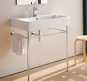 Раковина Duravit Vero 100 белый 0454100000, 3