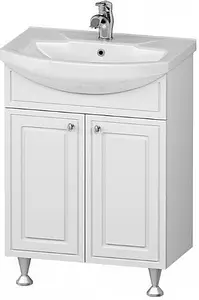 Тумба-умывальник напольная Damixa Palace One 60 белый M41-FSX0601WG-WCC060, 1