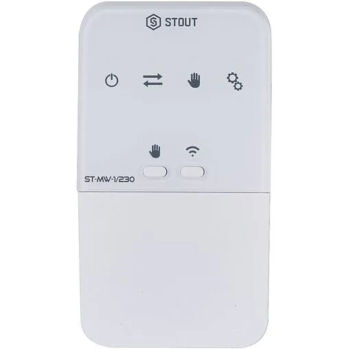 Беспроводной электрический исполнительный модуль 230В 10А Stout MW-1 230 белый STE-0101-100230