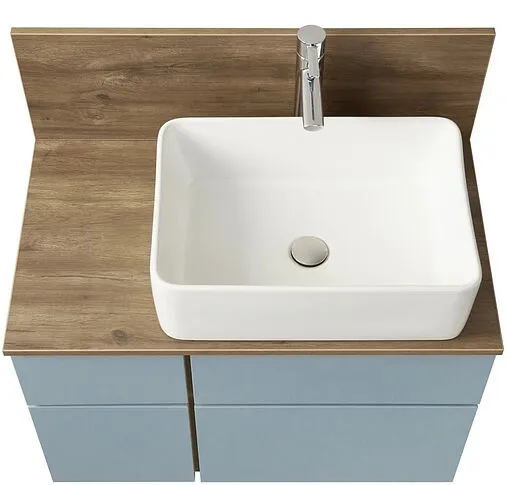 Тумба-умывальник подвесная Aquaton Мишель 80 фьорд/дуб рустикальный 1A2568K3MIDR0