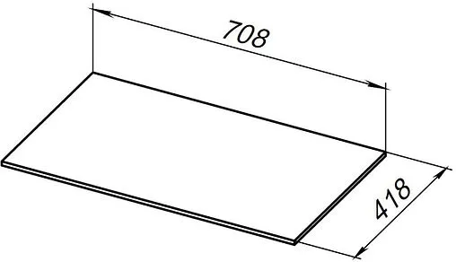 Столешница Allen Brau Liberty 70 графит 1.330011.G
