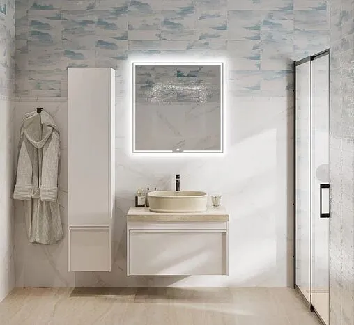 Шкаф-пенал подвесной Kerama Marazzi Modula 35 белый матовый MO.165\WHT