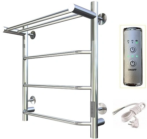 Полотенцесушитель электрический лесенка Тругор Пэк сп 6 П 60х40 32 мм полированная сталь