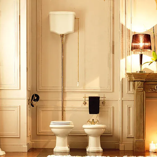 Унитаз-компакт с высоким бачком Kerasan Retro белый