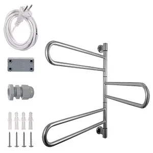 Полотенцесушитель электрический U-образный Energy U-G3 полированная сталь, 2