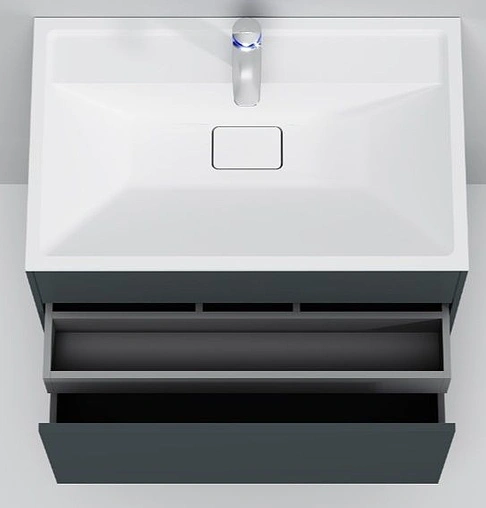 Тумба под умывальник подвесная Am.Pm Inspire 2.0 80 графит M50AFHX0803GM