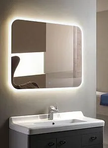 Зеркало с подсветкой Continent Demure Led 90x80 белый ЗЛП880 Зеркало с подсветкой Continent Demure Led 90x80 белый ЗЛП880, 4