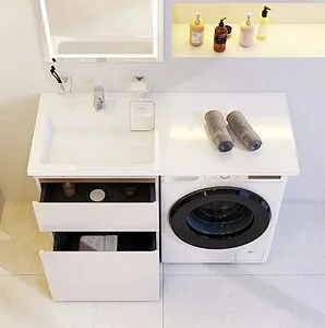 Тумба-умывальник напольная Am.Pm X-Joy 60 белый/светлое дерево M85AFSX0602WG+, 4