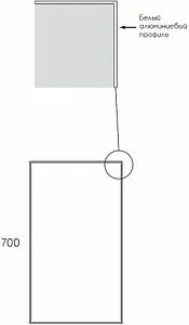 Зеркало Uperwood Vizo 40 чёрный 291020236 Зеркало Uperwood Vizo 40 чёрный 291020236, 2
