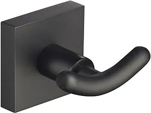 Крючок двойной Timo Selene чёрный матовый 12012/03 Крючок двойной Timo Selene чёрный матовый 12012/03, 1