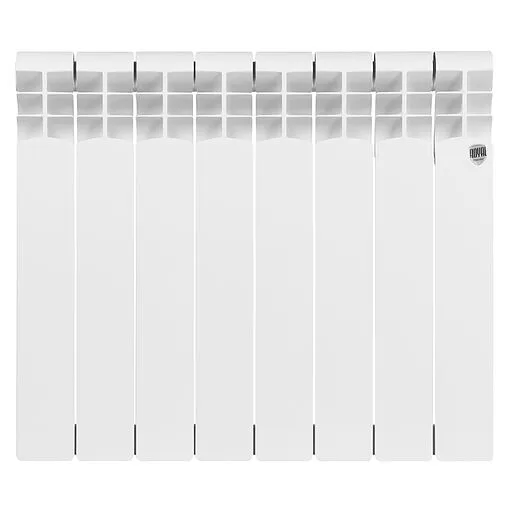 Радиатор биметаллический 8 секций Royal Thermo MONOBLOCK B Bianco Traffico RTBM50008 Радиатор биметаллический 8 секций Royal Thermo MONOBLOCK B Bianco Traffico RTBM50008