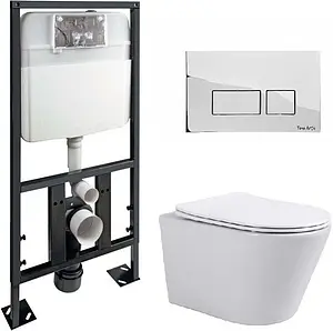 Комплект 5 в 1 Toni Arti Forli TA-01+TA-1905+TA-0041 с кнопкой Noche хром глянцевый, 1