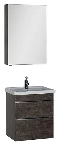 Шкаф-зеркало Aquanet Эвора 60 R дуб антик 00182996 Шкаф-зеркало Aquanet Эвора 60 R дуб антик 00182996