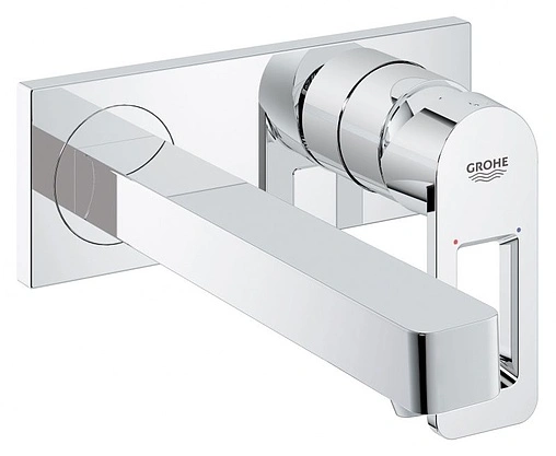 Смеситель для раковины из стены Grohe Quadra хром 23442000