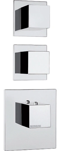 Термостат для 2 потребителей Bossini Cube хром Z032203.030
