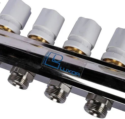 Группа коллекторная с расходомерами 4 отвода 1&quot;в/в x ¾&quot;ек Luxor CD 477/4 15662704N