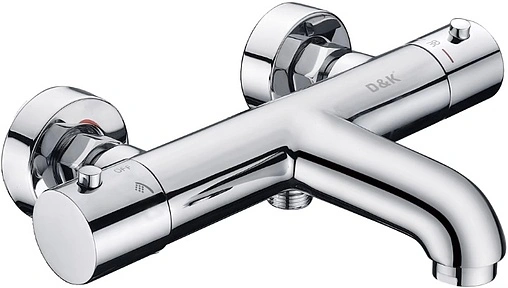 Термостат для ванны D&K Bayern Potsdam хром DA2123201 Термостат для ванны D&K Bayern Potsdam хром DA2123201