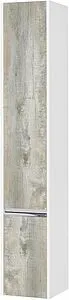 Шкаф-пенал подвесной Aquaton Капри 30 бетон пайн/белый 1A230503KPDAL, 1