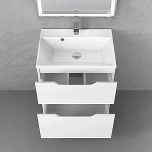 Тумба под умывальник подвесная Raval Wector 60 белый Wct.01.60/P/W/MD, 3