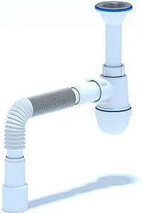 Сифон бутылочный для мойки Ани Пласт C0515 Сифон бутылочный для мойки Ани Пласт C0515, 1