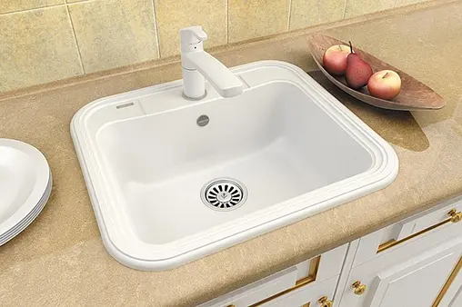 Мойка кухонная Ewigstein Antik A-60 бежевый