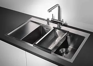 Мойка кухонная Omoikiri Akisame 78-2-IN-R нержавеющая сталь 4973063 Мойка кухонная Omoikiri Akisame 78-2-IN-R нержавеющая сталь 4973063, 4