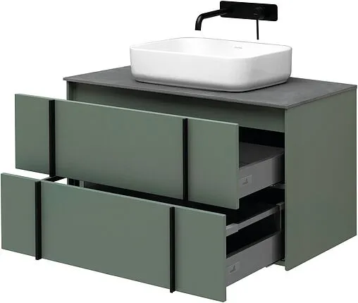 Тумба-умывальник подвесной Allen Brau Reality 90 олива 1.32006.CGM+