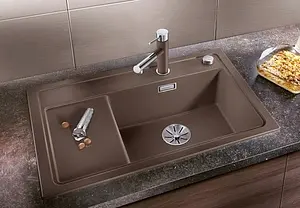 Мойка кухонная Blanco Zenar XL 6S Compact 78 R серый беж 523782 Мойка кухонная Blanco Zenar XL 6S Compact 78 R серый беж 523782, 4