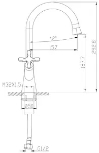 Смеситель для раковины Lemark Duetto хром LM5706C Смеситель для раковины Lemark Duetto хром LM5706C, 2