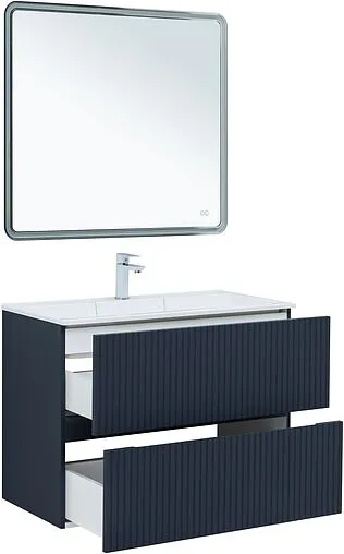 Тумба под умывальник Aquanet Джейн 90 маренго 00313303