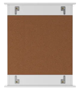 Шкаф-зеркало Айсберг Милана 60 белый DA1064HZ, 5