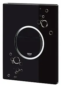 Клавиша смыва для унитаза Grohe Nova Cosmopolitan Print 38847KI0 черный глянцевый Клавиша смыва для унитаза Grohe Nova Cosmopolitan Print 38847KI0 черный глянцевый, 5