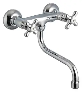 Смеситель для кухни настенный SMARTsant Смарт-Кросс хром SM110009AA, 1