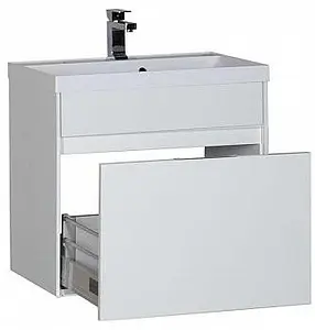 Тумба-умывальник Aquanet Латина 70 белый 00180000+00179394 Тумба-умывальник Aquanet Латина 70 белый 00180000+00179394, 4