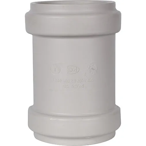 Муфта надвижная (ремонтная) внутренняя бесшумная D=58мм Stout SKB-0007-000058