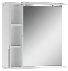 Шкаф-зеркало Домино Optima 65 L белый DO1906HZ, 3