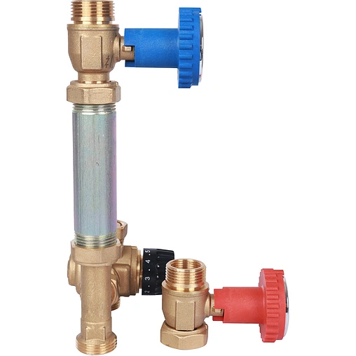 Насосный модуль с термостатическим смесительным клапаном 1&quot;н х ¾&quot;в Stout SDG-0002-002001 без насоса