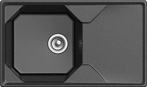 Мойка кухонная GranFest Unique U-840L черный