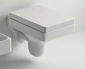 Крышка-сиденье для унитаза с микролифтом Kerasan Cento белый 358901 Крышка-сиденье для унитаза с микролифтом Kerasan Cento белый 358901, 3